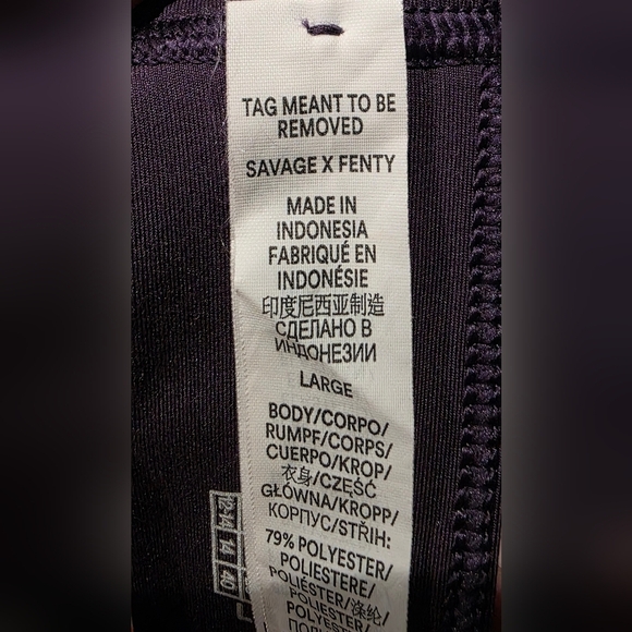 Savage X Fenty Bra By Rihanna- Unlined, Razorback- Size L - Picture 4 of 4